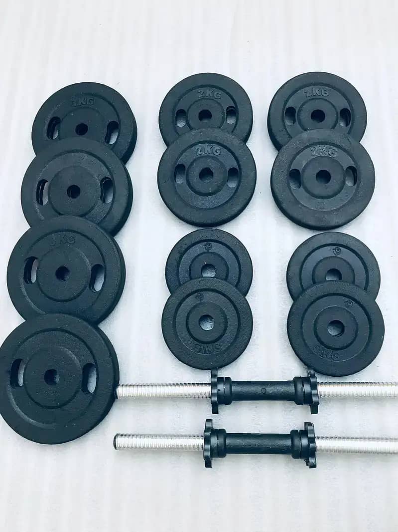 WEIGHT PLATES GYM , RUBBER COATED DUMBBELL , RODS , ADJUSTABLE DUMBBEL 8