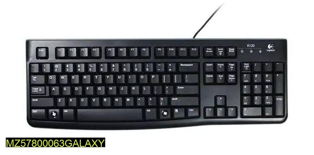 USB Plug-and-Play Wired Keyboard 0