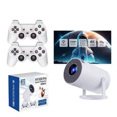 HY300 Pro Projector Android 4K 1280×720 Dual Wifi 260 ANSI Video