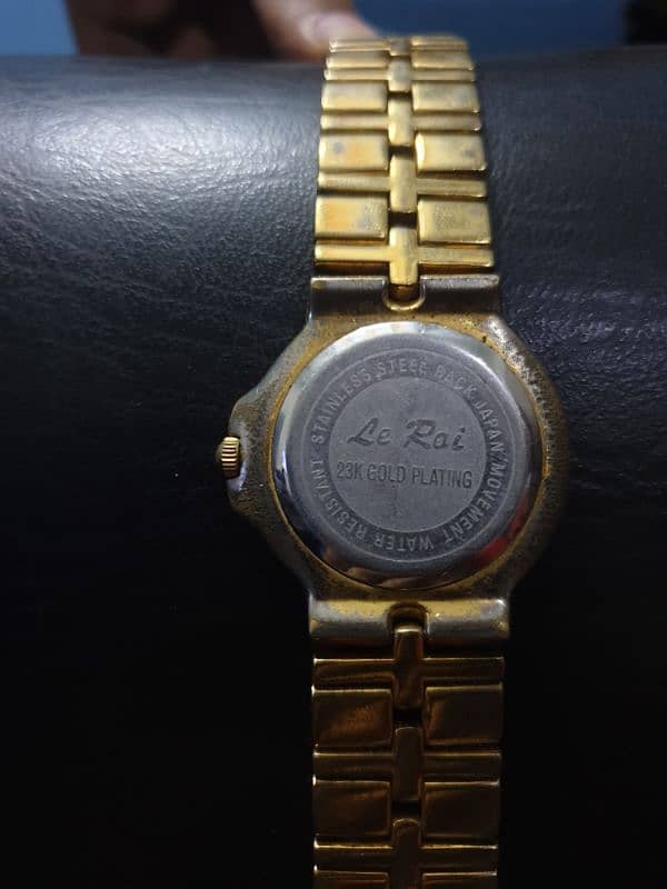 Le Rai Watch 23karat gold plated 0