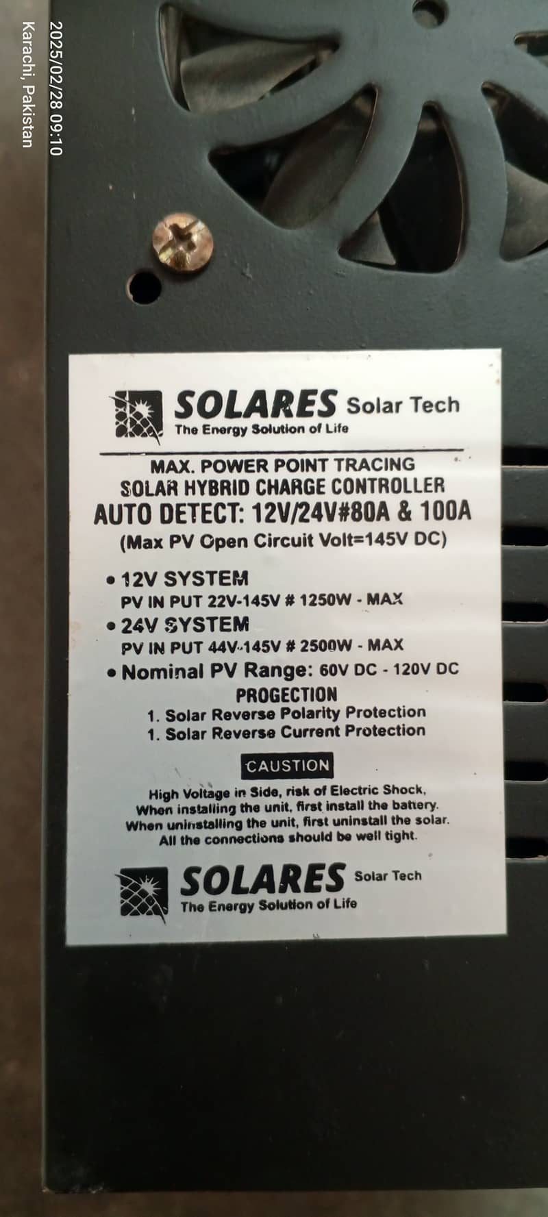 MPPT Solar Charge Controller – 10 Months Used – Best Price! 4