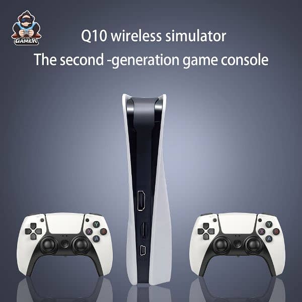 Console with Wireless 2.4G Gamepad controller 128G Expansion pro 0