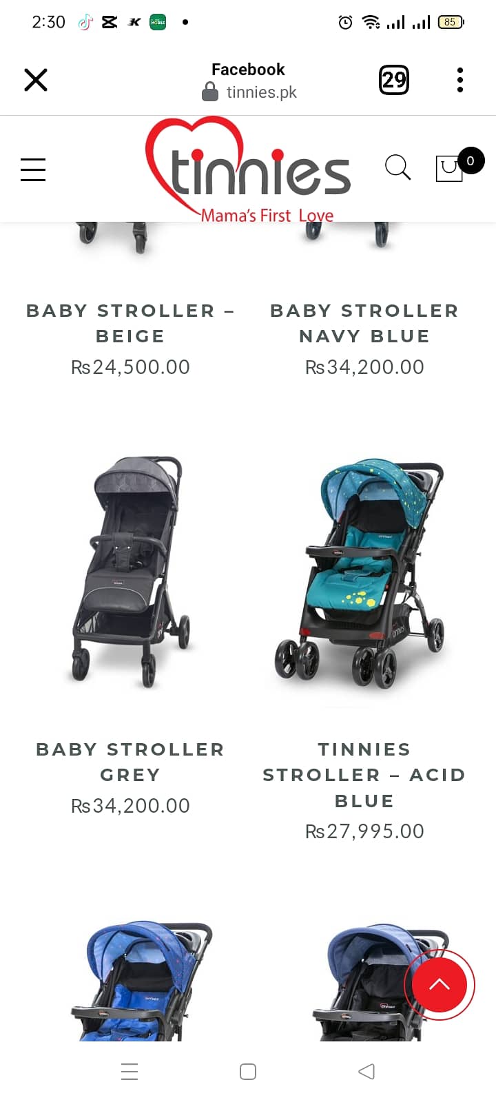 Kids pram non useable tinnies brand 2