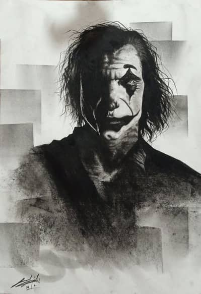 hand made joker sketch