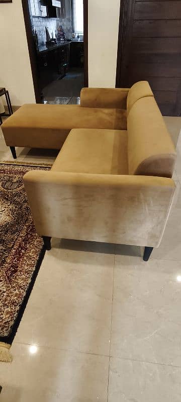 L shaped sofa (habitt) - home used 4