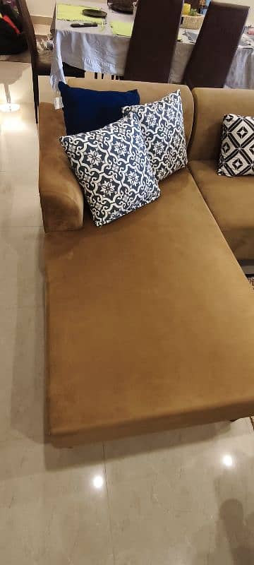 L shaped sofa (habitt) - home used 7