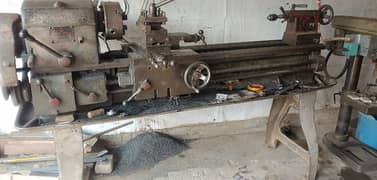 2 lathe machines warma machine saan and others