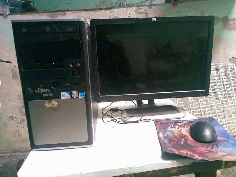 Acha! Yeh Used Computer + LCD + Keyboard + Mouse + Mousepad + Wires" 0