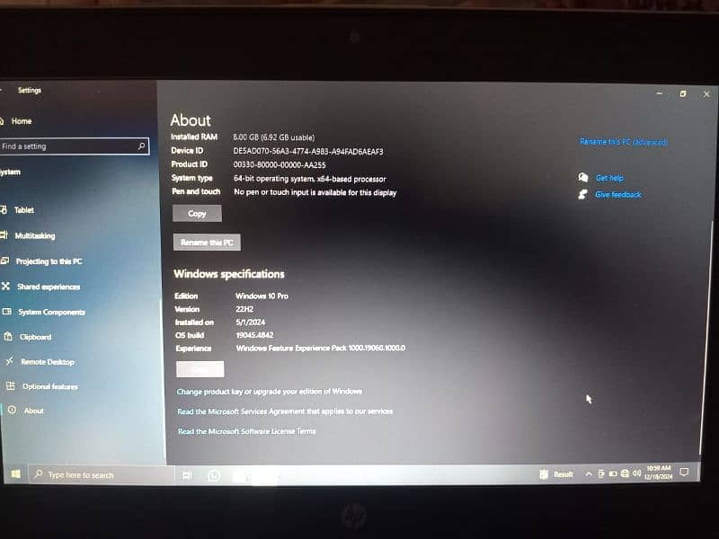 Brand New HP Laptop i7 Exchange Possible with Good Condition Mobile 6
