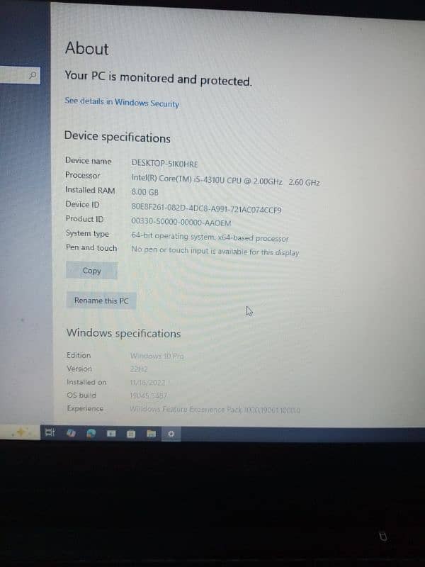 Dell latitude e7240 i5 4th gen 8gb ram 256gb SSD with backlit keyboard 3