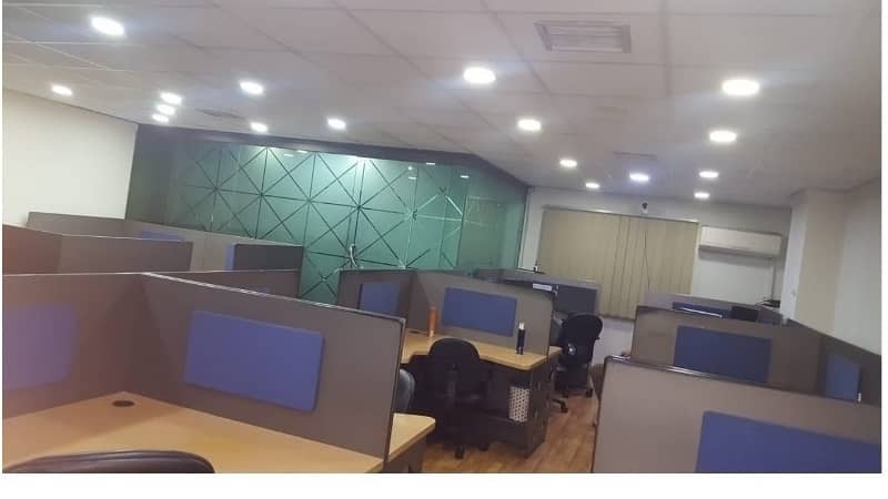 Area 850 Sqft Fully Furnished Office Best Rental of 90 Thousand Monthly in Main Boulevard Gulberg Lahore 6