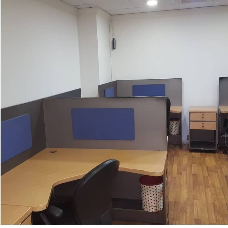 Area 850 Sqft Fully Furnished Office Best Rental of 90 Thousand Monthly in Main Boulevard Gulberg Lahore 13