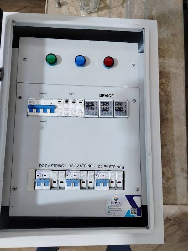 AC DC boxes & solar installation 1