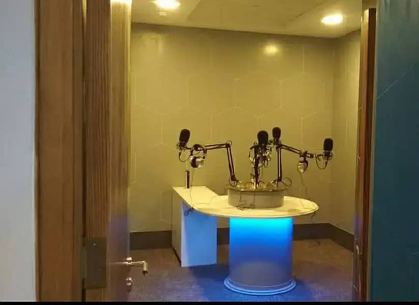 Acoustical Panels, Soundproof, Eco Absorption Panels Podcast Studio 5