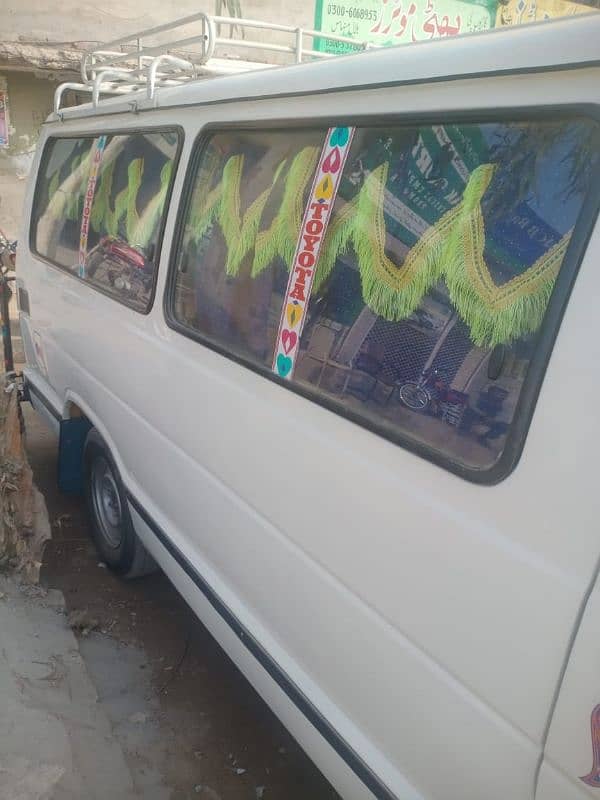 hiace Toyota 16y engine petrol plus gas kit model 86 punjab no 8