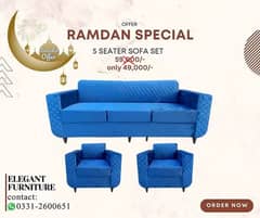 RAMDAN SPECIAL OFFER - New 5 Seater sofa set for sale - sofa maker