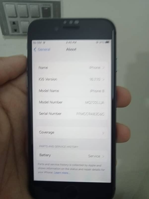 IPHONE 8 NON PTA (exchange possible) 9