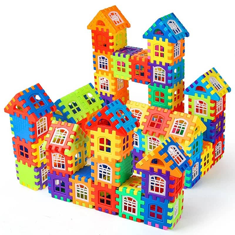 Colorful Waffle Buildin Blocks -70 Pcs 2