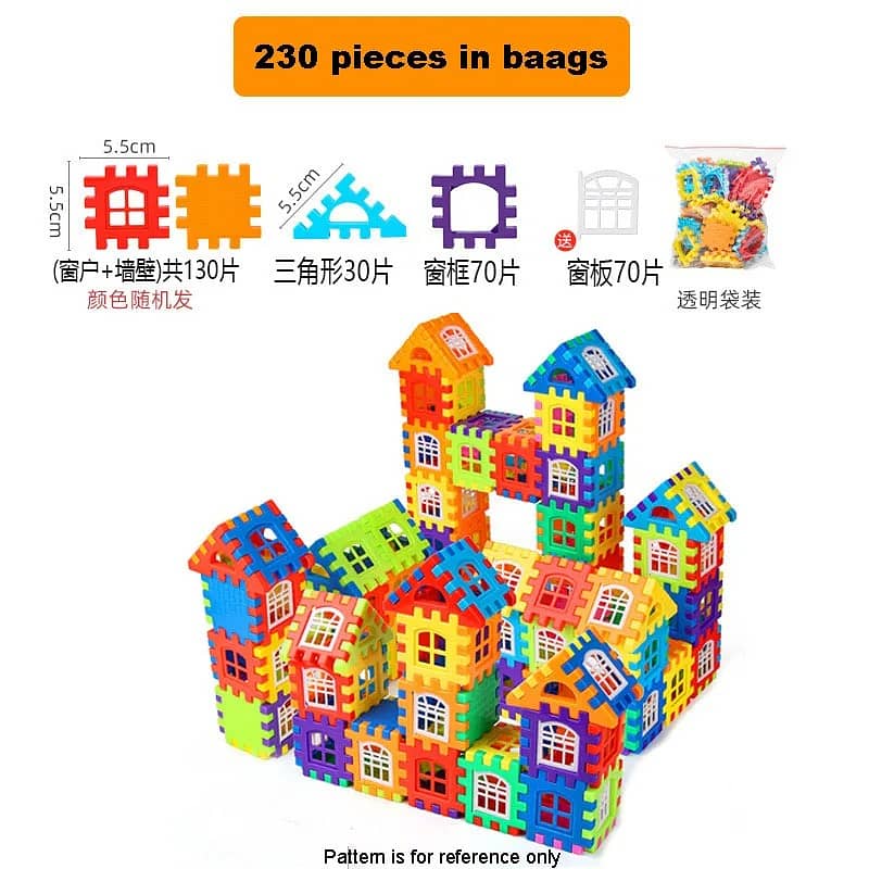 Colorful Waffle Buildin Blocks -70 Pcs 5