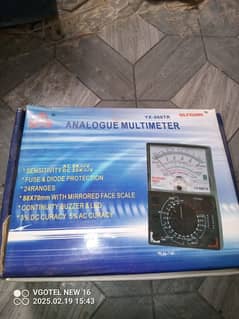 Analog multimeter