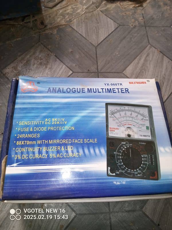 Analog multimeter 0