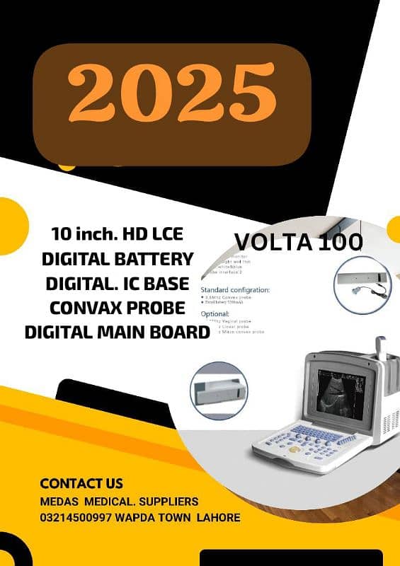 MEDAS OFFERING. VOLTA SONOBOOK ULTRASOUND MACHINE 16