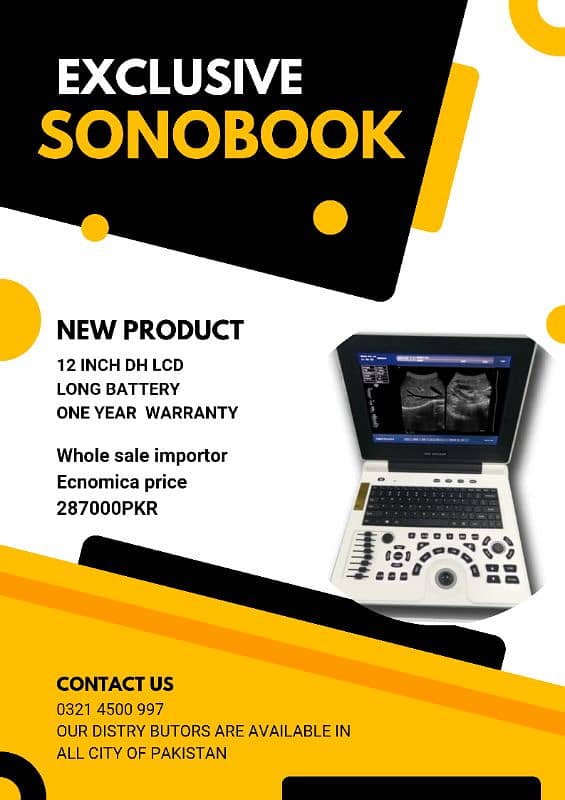 MEDAS OFFERING. VOLTA SONOBOOK ULTRASOUND MACHINE 17