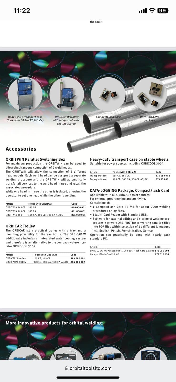 High performancesMulti grade oil ORBIMAT welidng machine 5