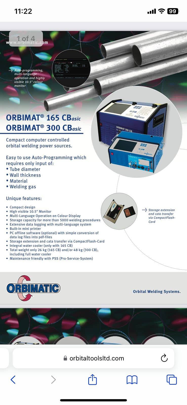 High performancesMulti grade oil ORBIMAT welidng machine 6