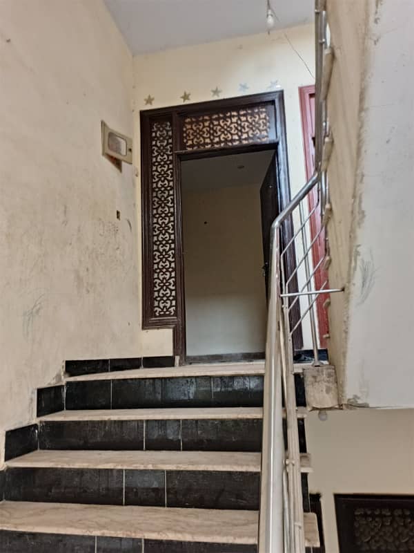 3 room floor in p&t for rent load shedding free korangi Karachi 2