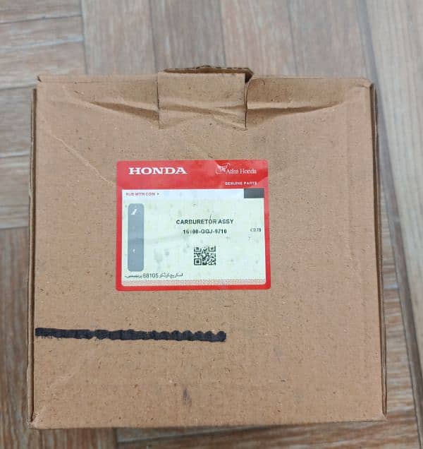 Honda 70 Genuine Box Pack Carburetor with invoice 4