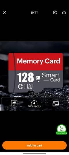 Memory Card 128GB with Adapter