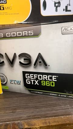 EVGA GTX 960 4GB with box