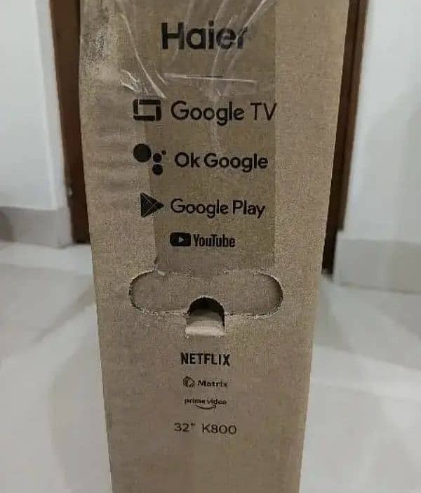 Haier Google Smart Tv 32 inch Led Latest K800 Model Brand New Condtion 4