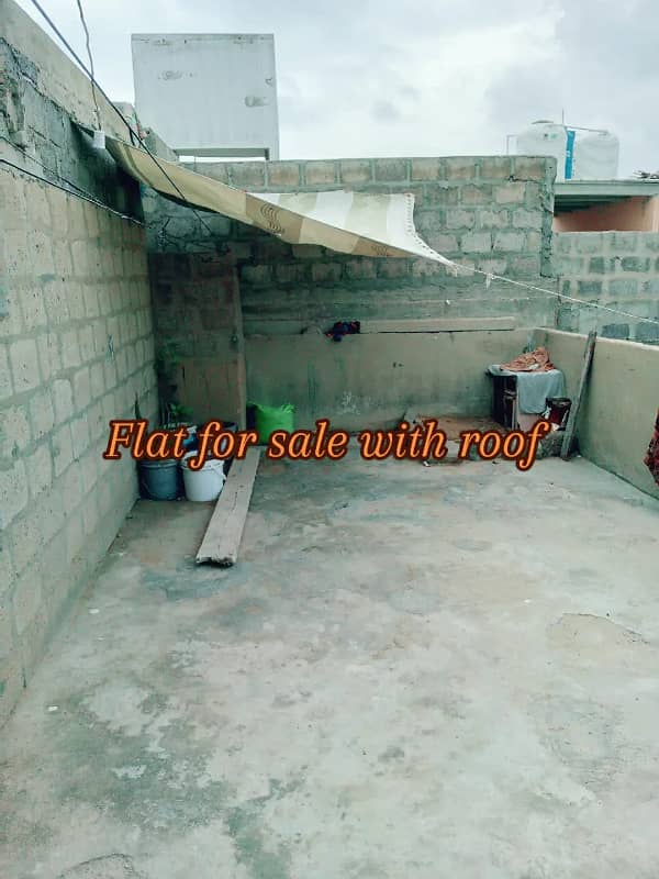 Flat For Sale 4th Floor With Roof Allah wala town sector 31/B 13