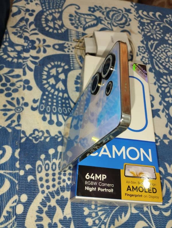 TECNO CAMON 20 CONDITION 10/10 SINGLE HAND USED ONLY 1