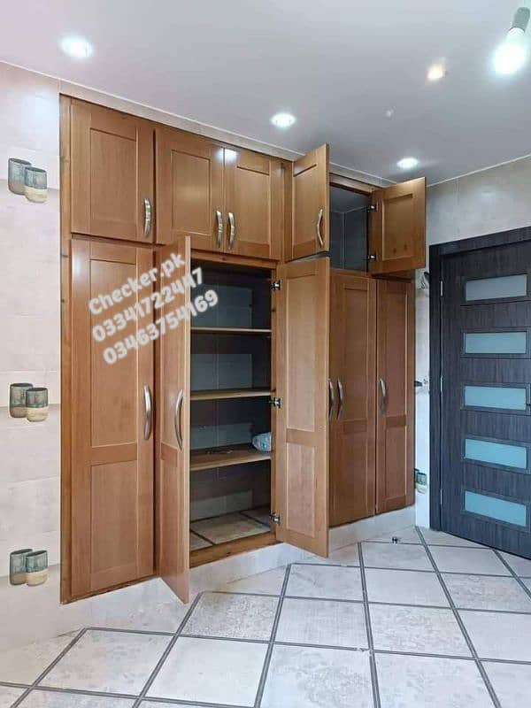 almari, upper cabinet style wardrobe, sliding cupboard kitchen cabinet 2