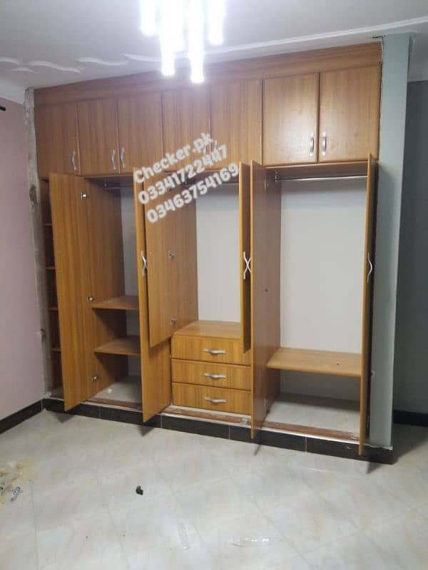almari, upper cabinet style wardrobe, sliding cupboard kitchen cabinet 7