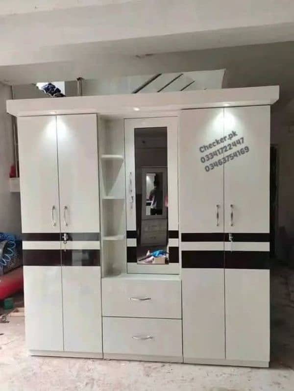 almari, upper cabinet style wardrobe, sliding cupboard kitchen cabinet 9