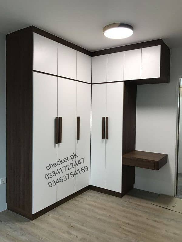 almari, upper cabinet style wardrobe, sliding cupboard kitchen cabinet 10