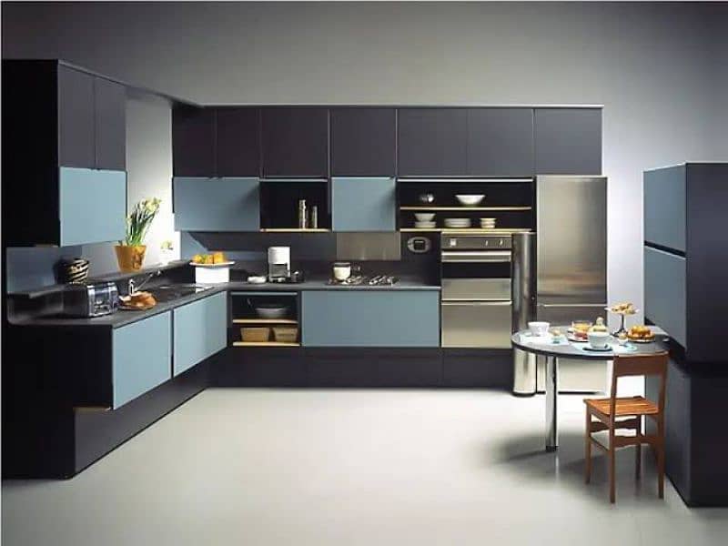 almari, upper cabinet style wardrobe, sliding cupboard kitchen cabinet 16
