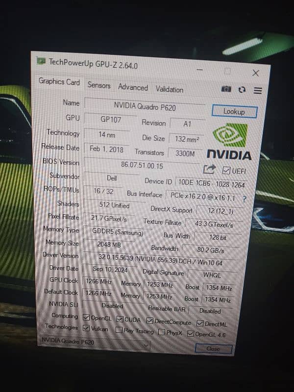 Nvidia quadro p620 2gb ddr5 graphics card 4