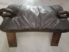 camel seat wood