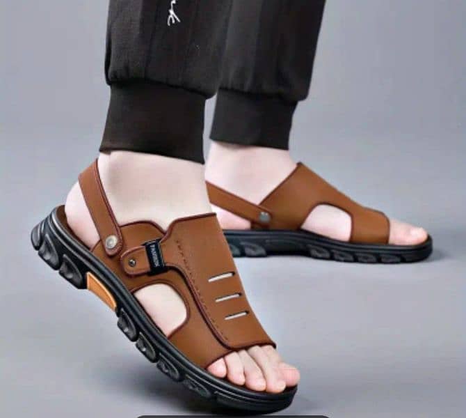 imported formal Leather sandal 0