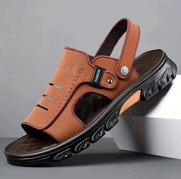 imported formal Leather sandal 1