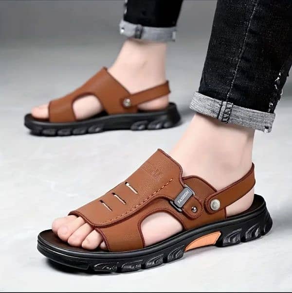 imported formal Leather sandal 4