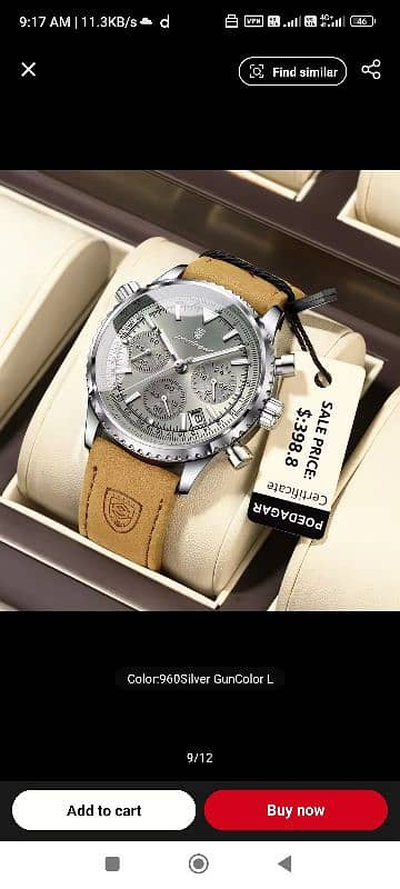 POEDAGAR Luxury Man Watch Quartz Waterproof 0