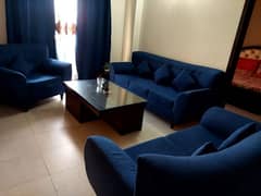 5 seater sofa with centre table