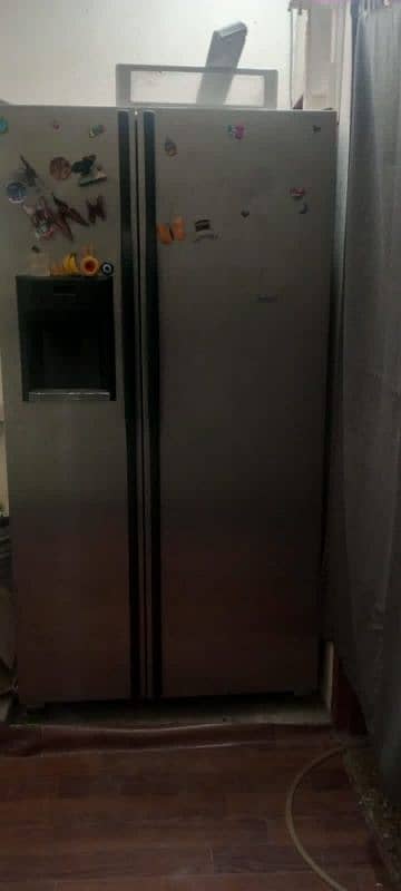 Double door Fridge for sale. 0