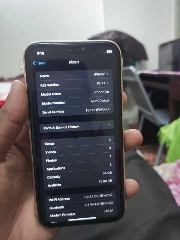 I phone XR lush condition contact number only Whatsapp 03095340906 3